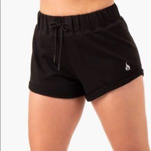 Ryderwear OFF DUTY FLEECE SHORTS Small BLACK